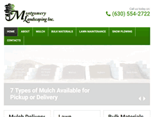 Tablet Screenshot of montgomerylandscapinginc.com